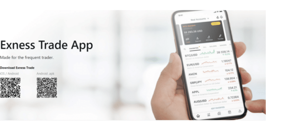 Exness Trade app 