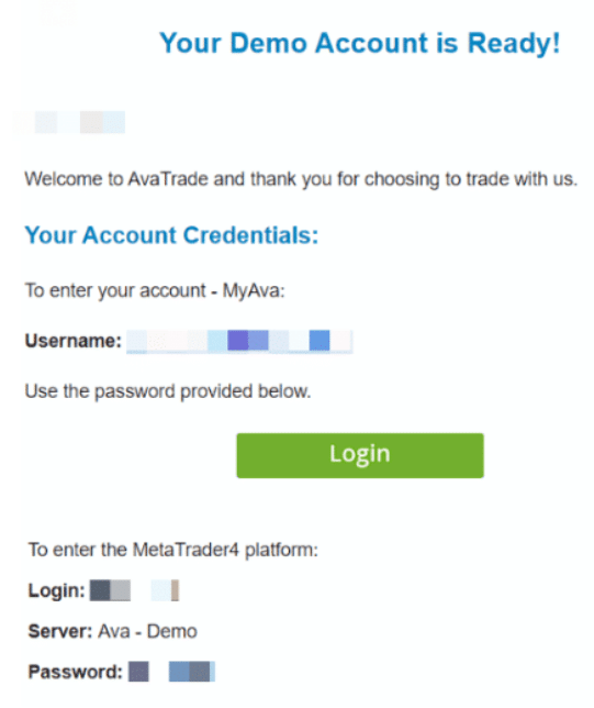 How to open an AvaTrade Account step 4