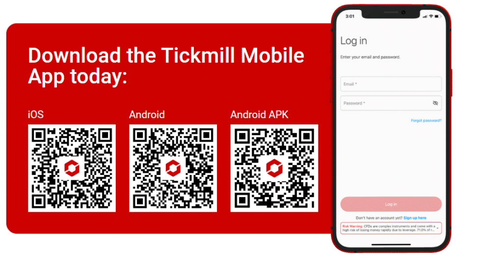 Tickmill Mobile App 